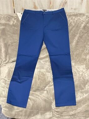 Men's Slim Chino Pants in Royal Blue